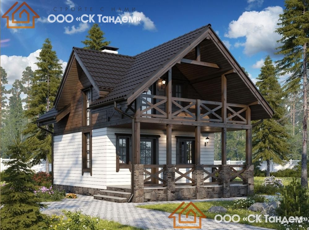 Проект каркасного дома (Д-Кар-98)